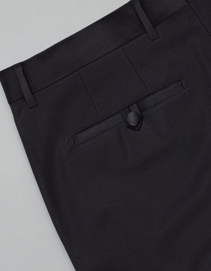 spodnie pontegrande czarny slim fit