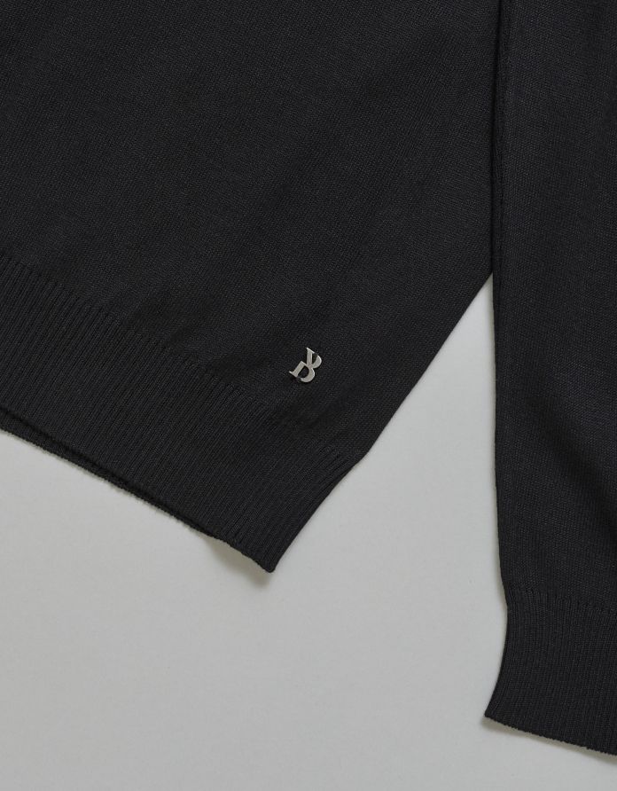 sweter grotte mt czarny