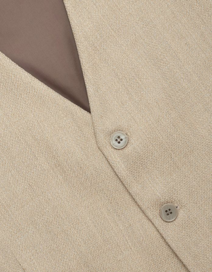 kamizelka pantane slim fit beżowy