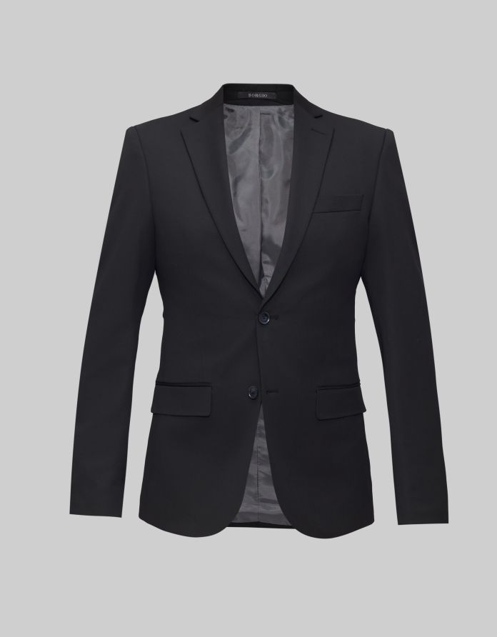 garnitur turro czarny super slim fit