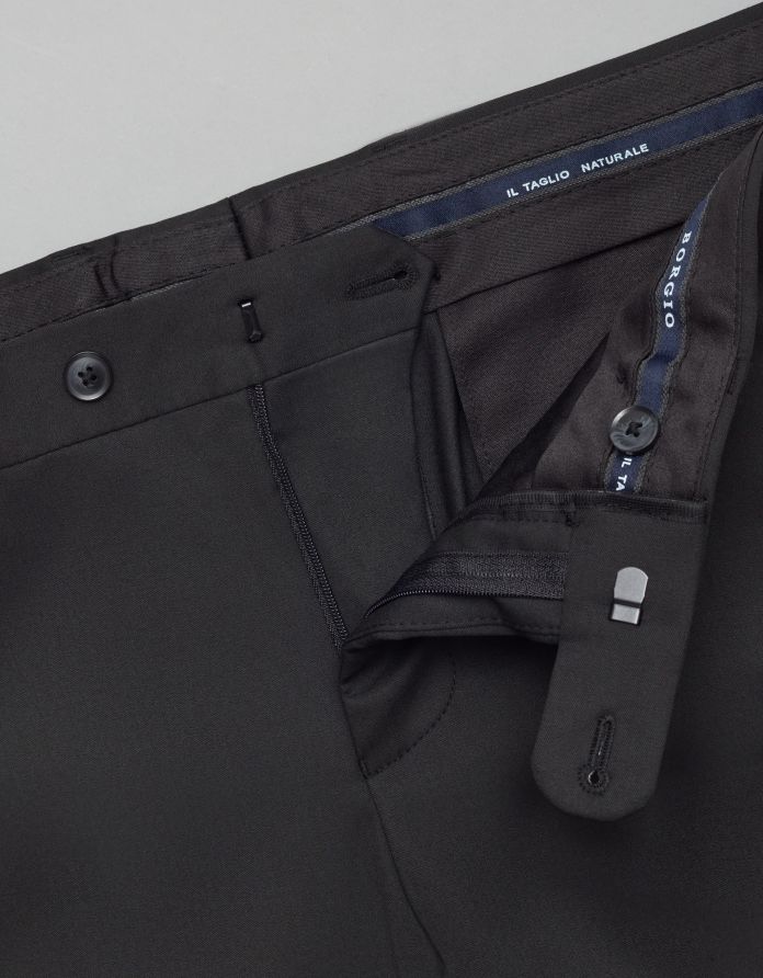 garnitur turro czarny super slim fit