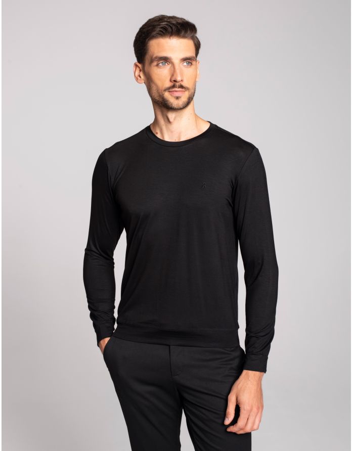 longsleeve villarosa czarny