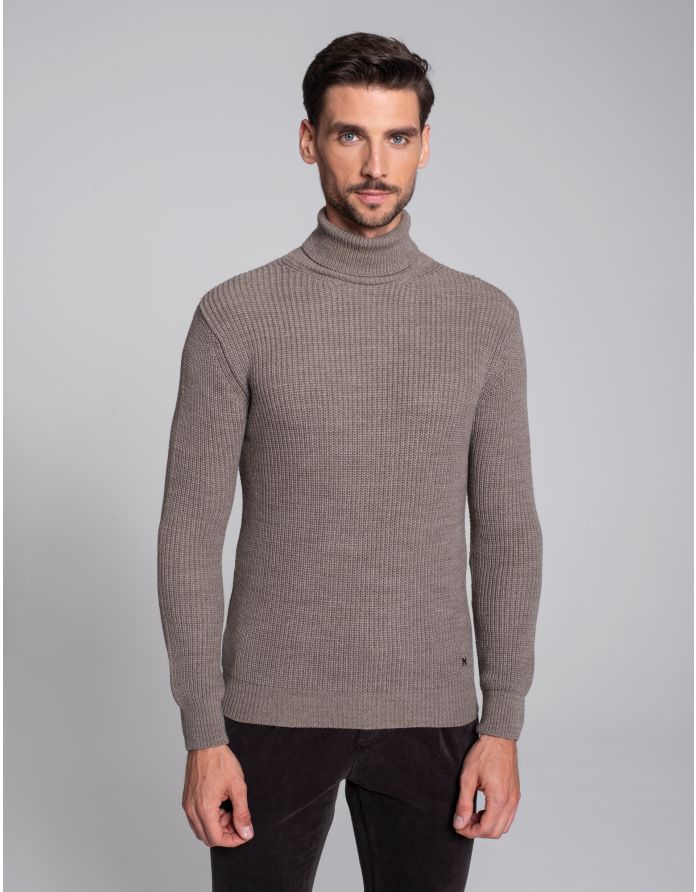 sweter girifalco tn brąz