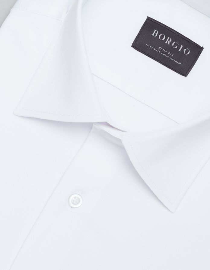 koszula lumia 00433 długi rękaw biały slim fit
