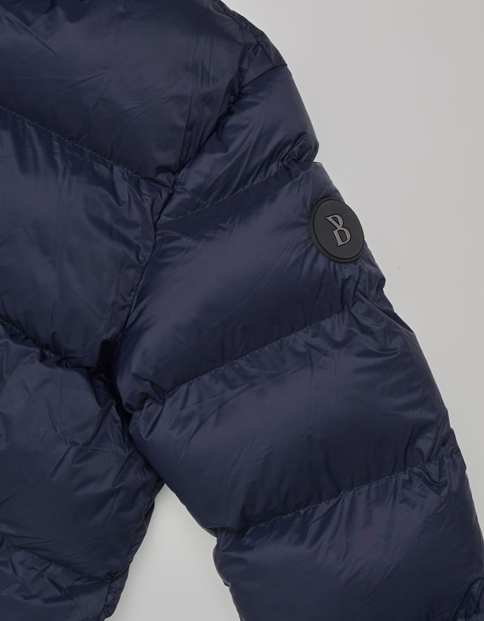 kurtka puchowa mazara granatowy