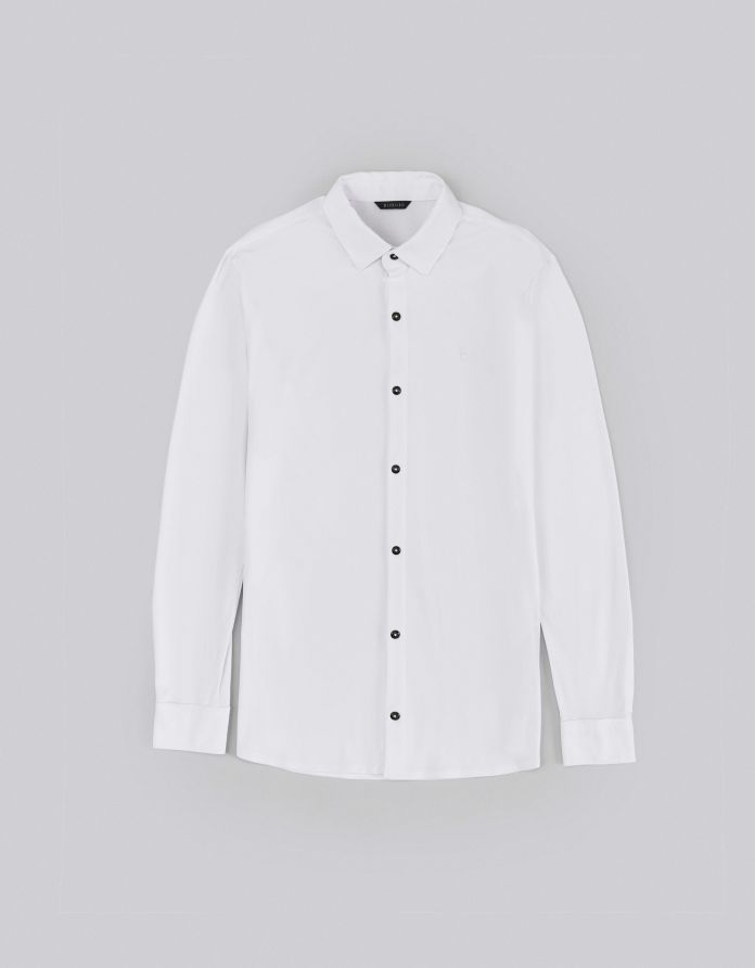 koszula raguza 00442 biały slim fit