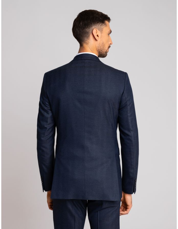 marynarka zogno granatowy slim fit