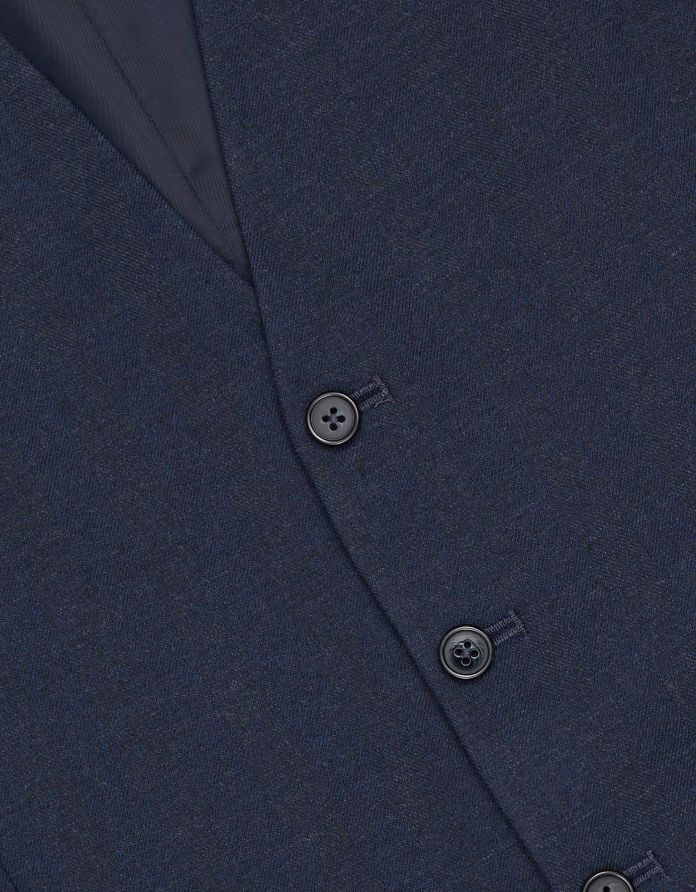 kamizelka zogno granatowy slim fit