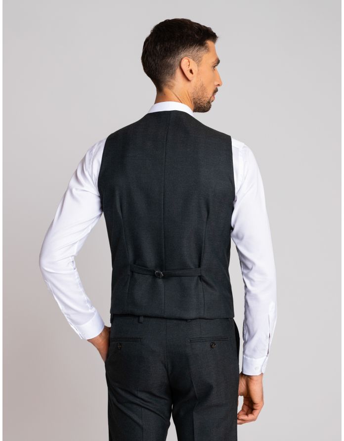 kamizelka zogno zielony slim fit