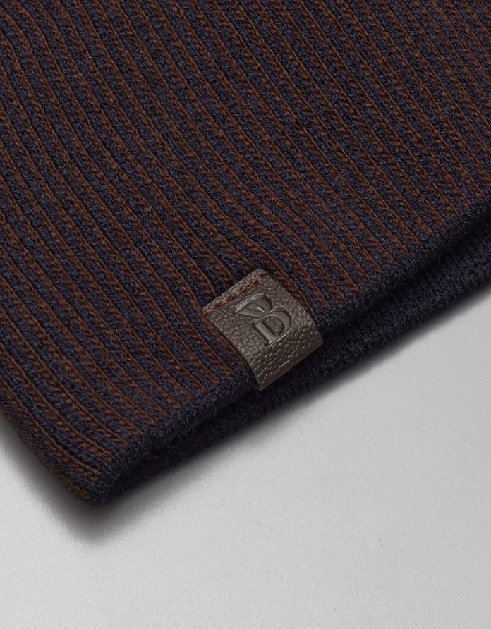 czapka ficuzza brąz