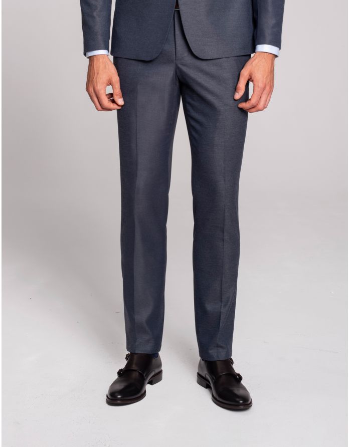 spodnie termini szary super slim fit