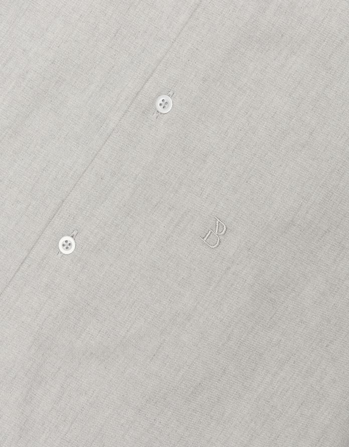 koszula contrada 00444 długi rękaw beżowy slim fit