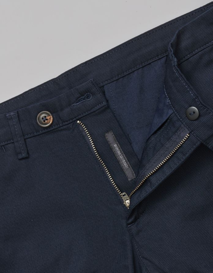 spodnie albiano granatowy slim fit