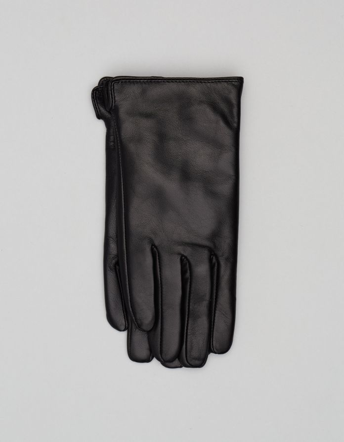 rękawiczki skórzane resana czarne