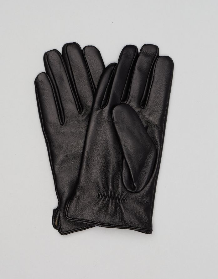 rękawiczki skórzane resana czarne