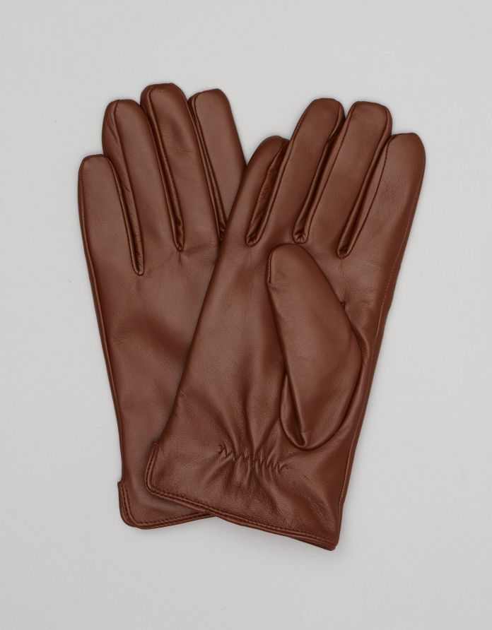 rękawiczki skórzane resana jasnobrązowe