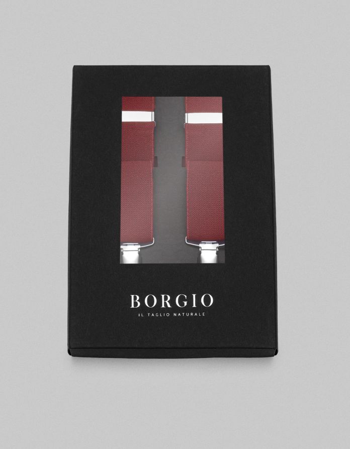 szelki bretelle  bordo