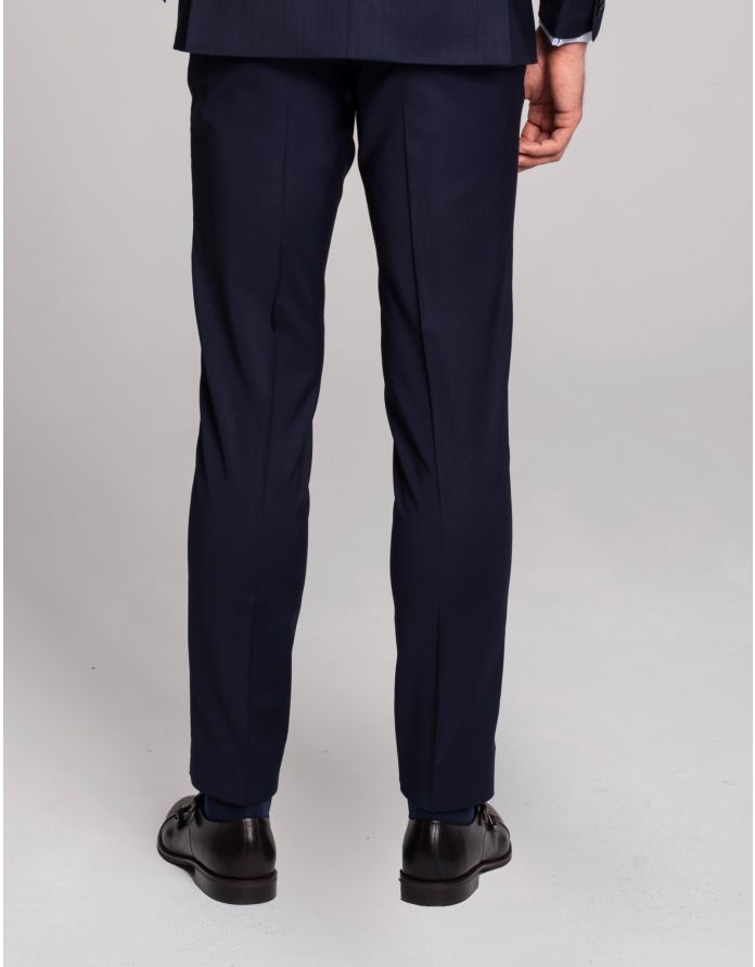 spodnie do zestawu albino granatowy slim fit