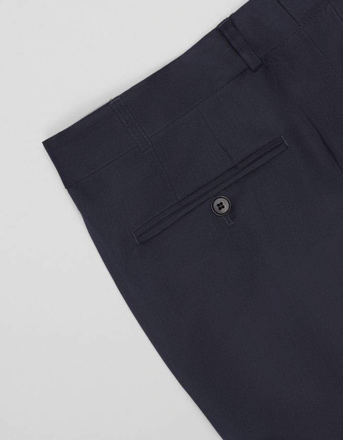 spodnie do zestawu albino granatowy slim fit