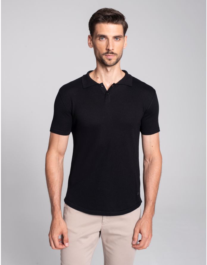 koszulka polo dogliani czarny