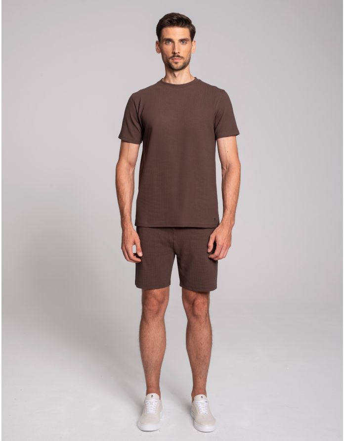t shirt do kompletu valleve brąz