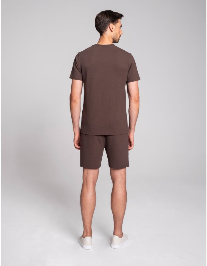 t shirt do kompletu valleve brąz
