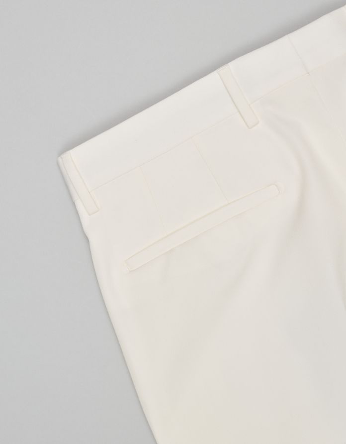 spodnie do zestawu lido biały slim fit