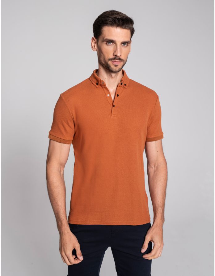 koszulka polo corio pomarańczowy