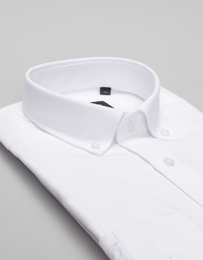koszula oleggio 00468 długi rękaw biały slim fit