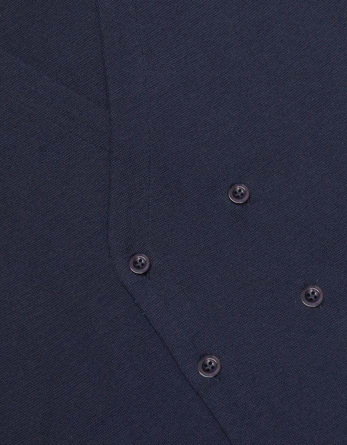 kamizelka gussola granatowy slim fit