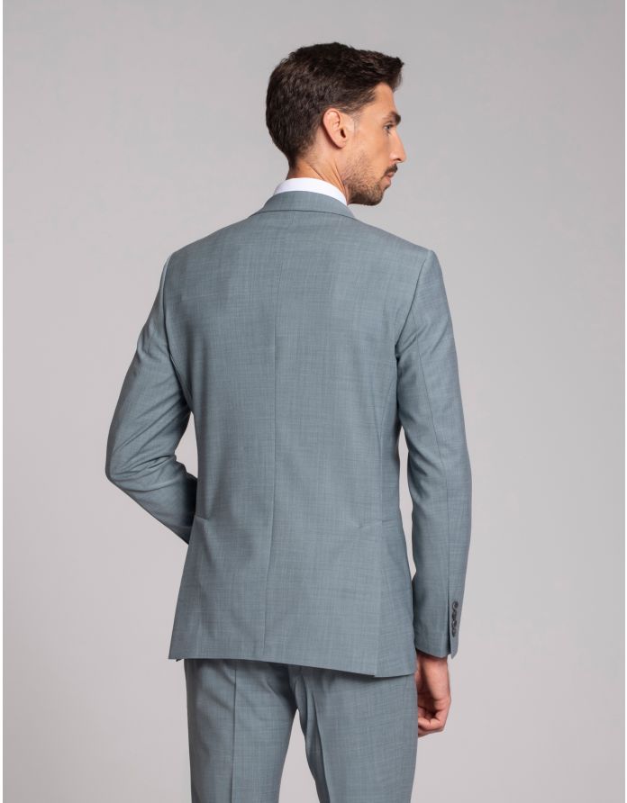 marynarka do zestawu bagaladi zielony slim fit