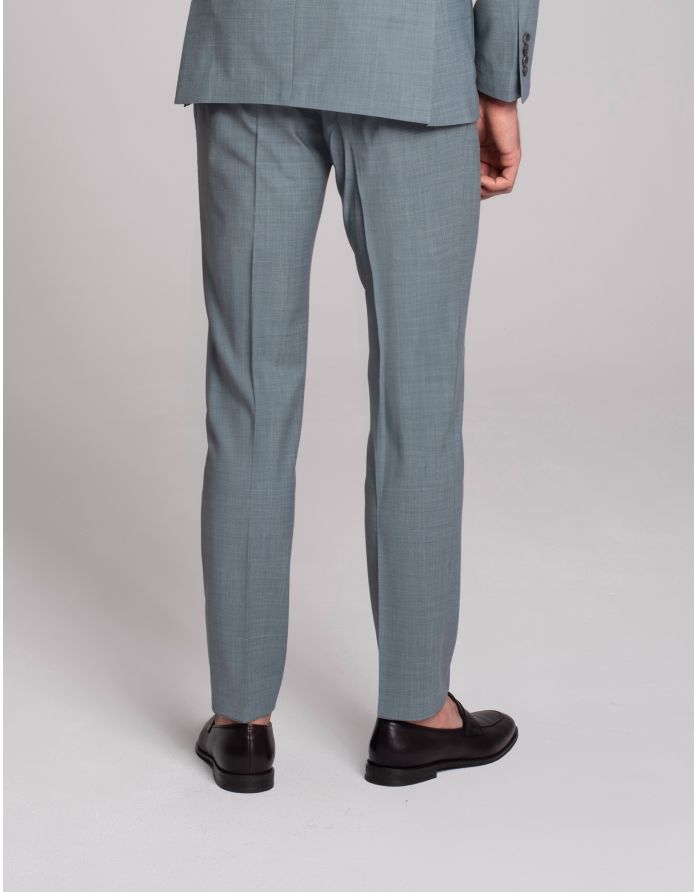 spodnie do zestawu bagaladi zielony slim fit