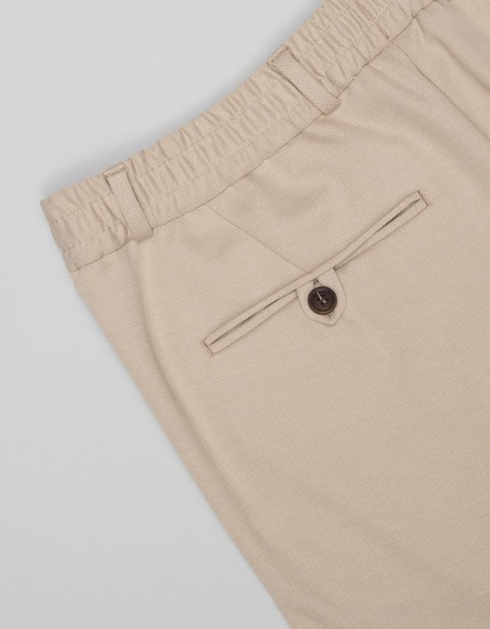 spodnie do zestawu circello beżowy slim fit