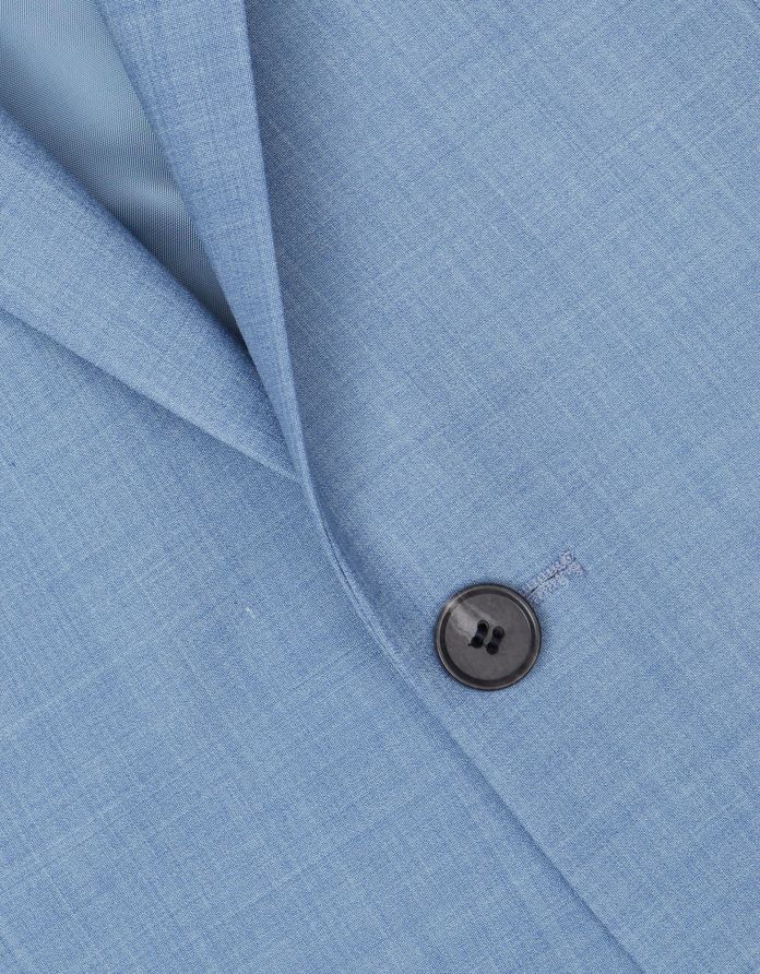 marynarka do zestawu bairo błękit slim fit