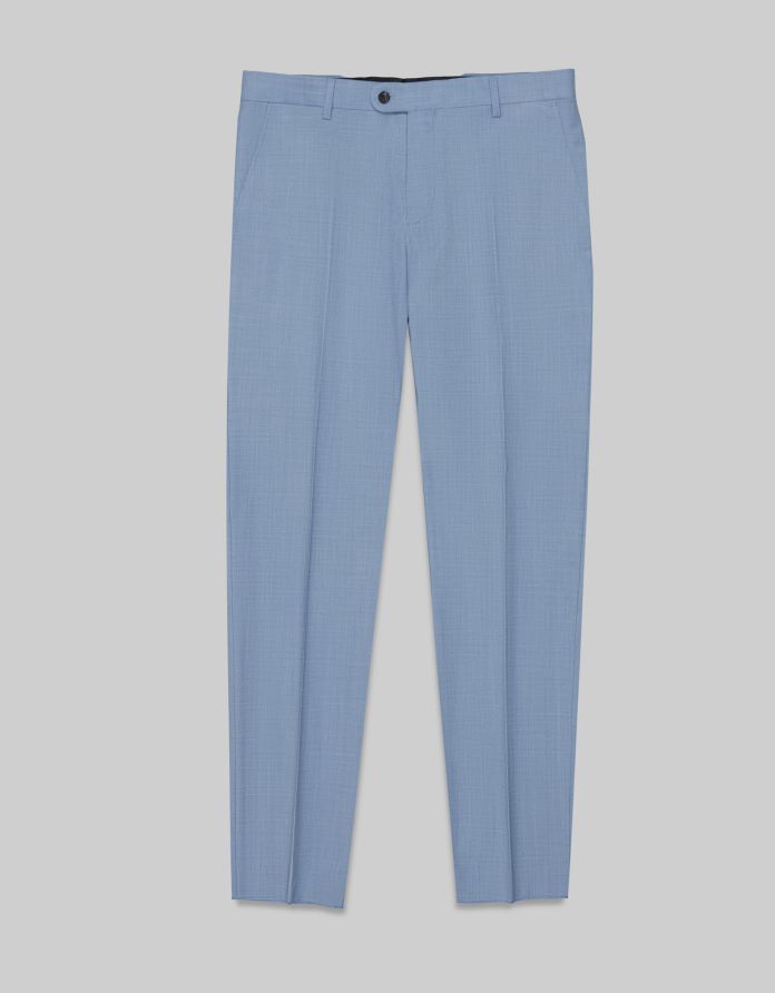 spodnie do zestawu bairo błękit slim fit