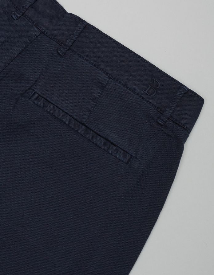 spodnie servigliano granatowy classic fit