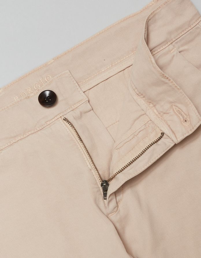 spodnie tavigliano beżowy slim fit