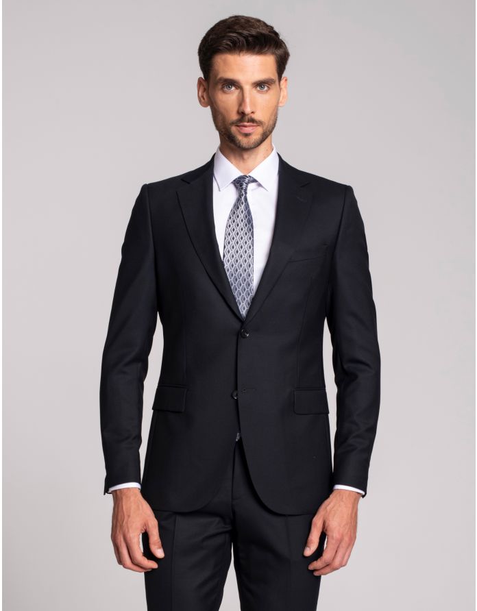 marynarka rosolini 01 granatowy slim fit
