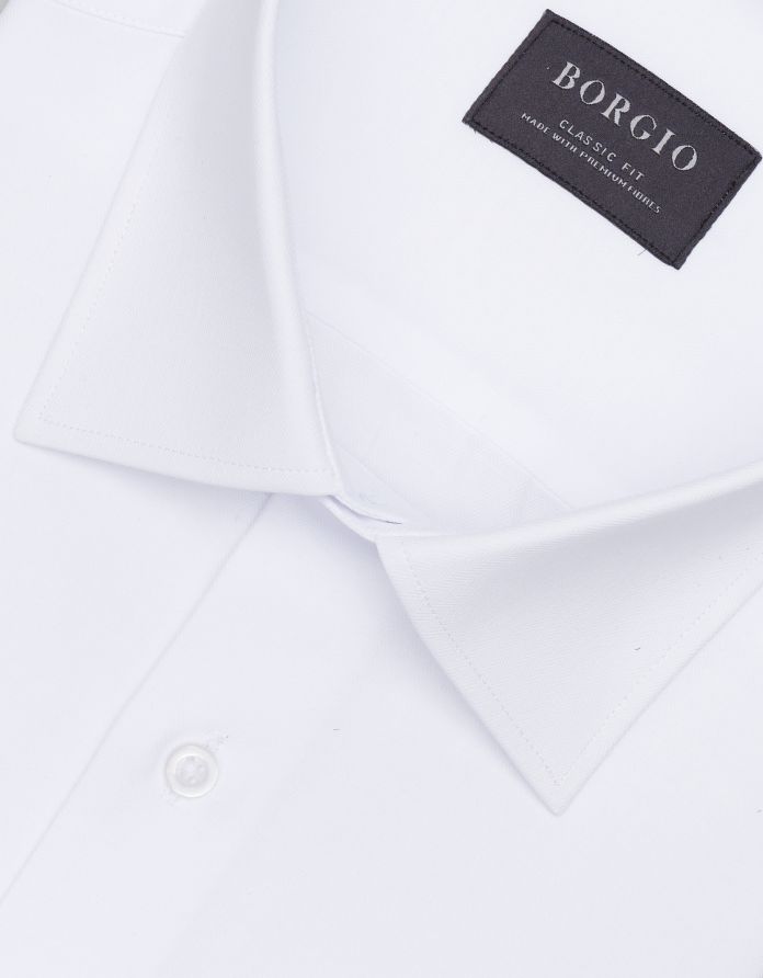 koszula francavilla 00462 długi rękaw biały classic fit