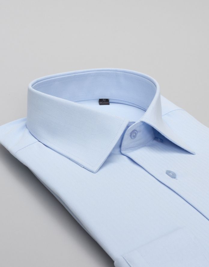 koszula francavilla 00463 długi rękaw błękit slim fit