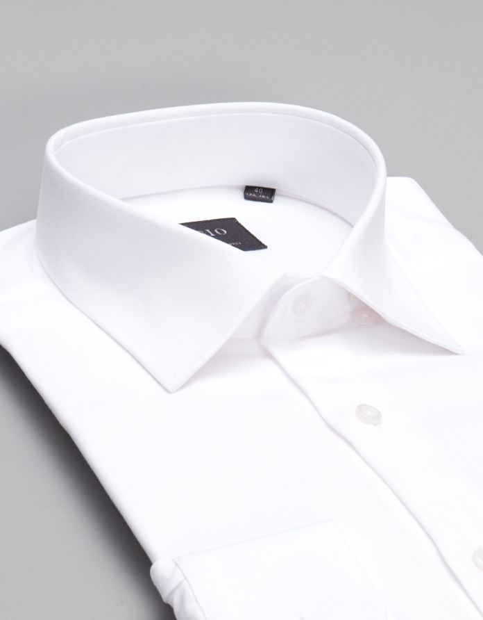 koszula terranova 00471 długi rękaw biały slim fit