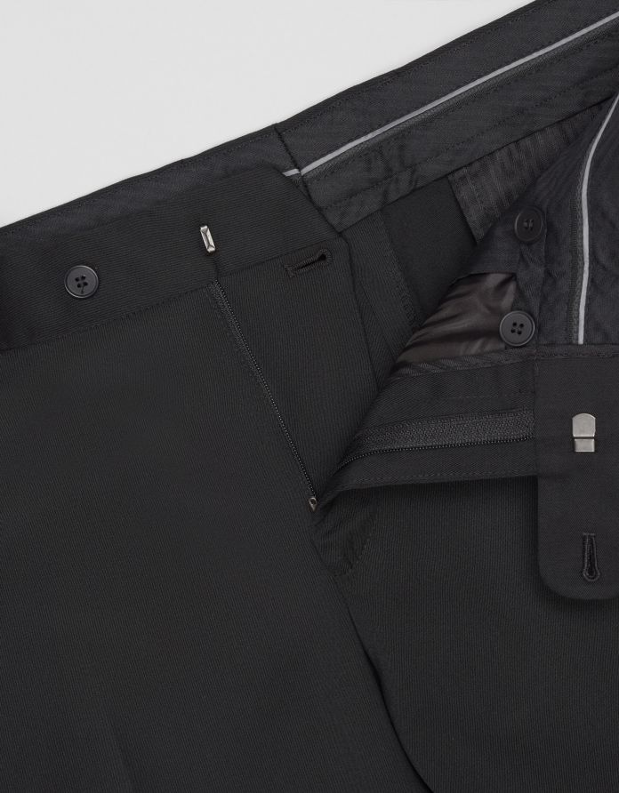 spodnie pellezzano czarny slim fit