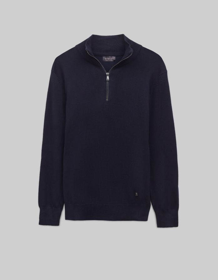 sweter gabicce troyer granatowy