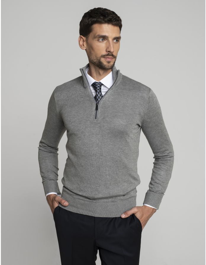 sweter gabicce troyer szary