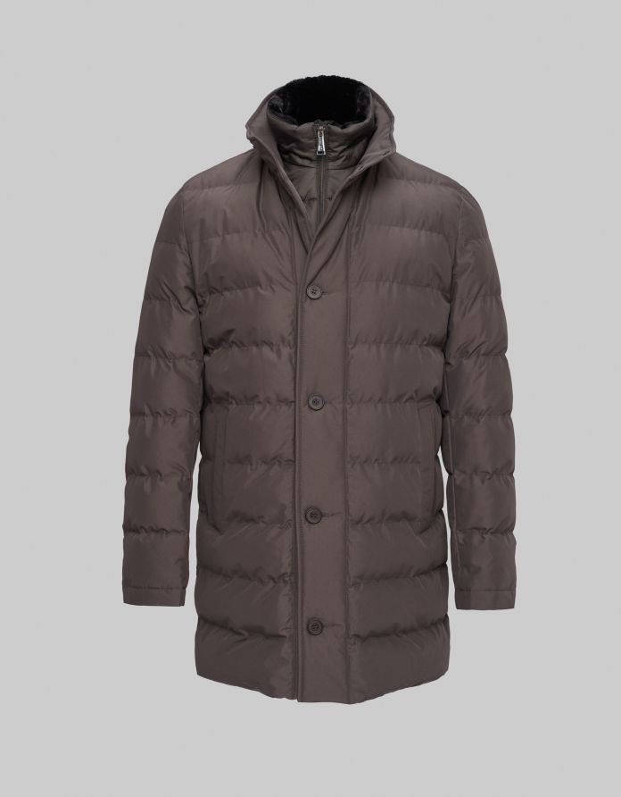 kurtka camigliano brąz