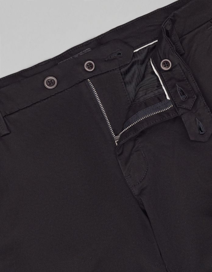 spodnie sagliano czarny slim fit