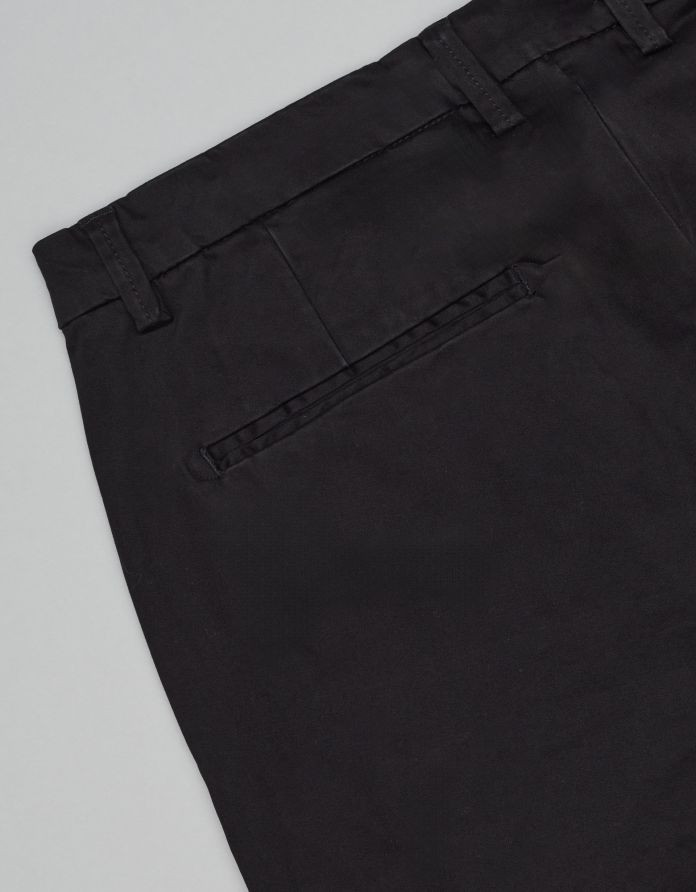 spodnie sagliano czarny slim fit