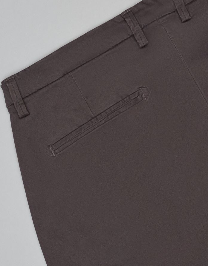 spodnie sagliano szary slim fit