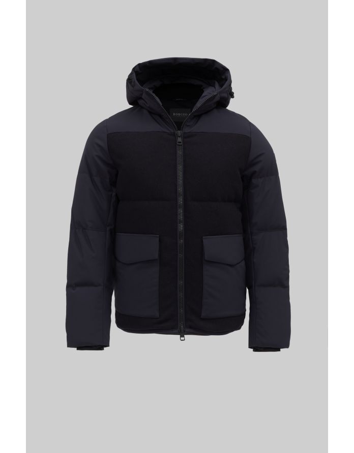 kurtka boccioleto granatowy