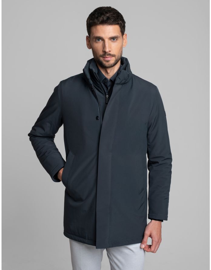 płaszcz nizza granatowy